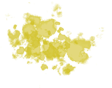Watercolor stain decoration
