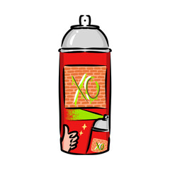 red spray can © Kemala
