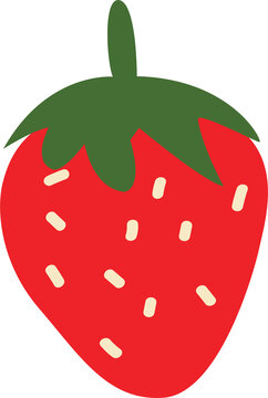 vector illustration of an strawberry