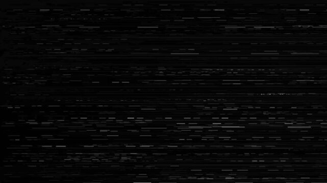 Abstract Digital Television Static Glitch Noise Screen Distortion Loop Background
