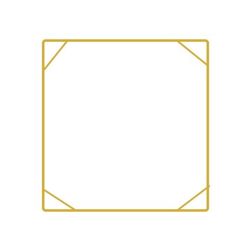 Elegant Gold Corner Border Frame