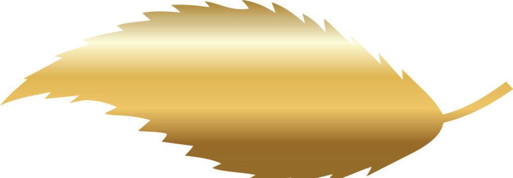vector gold leaf