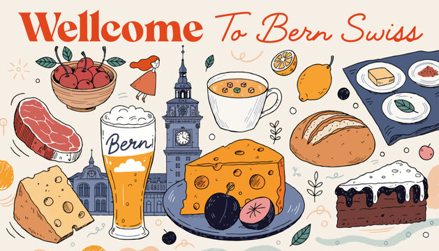 Welcome to Bern, Swiss food and drinks concept