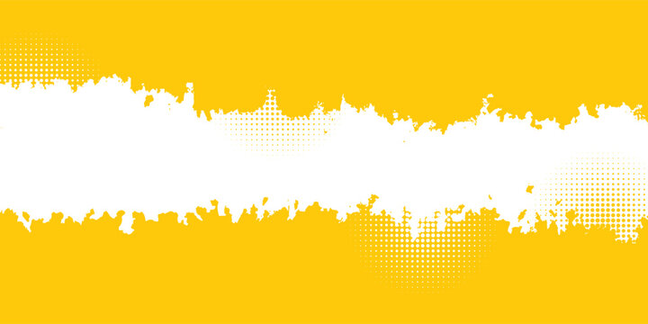 Vibrant Yellow Grunge Texture Background with Halftone Vector Effect &ndash; Modern Abstract Design for Posters, Banners, and Web Media