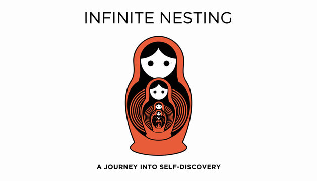 Matryoshka Dolls "Infinite Nesting" & "Self-Discovery" Text