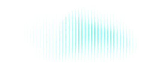 Obraz premium Simple white futuristic white line on green tosca white smooth background