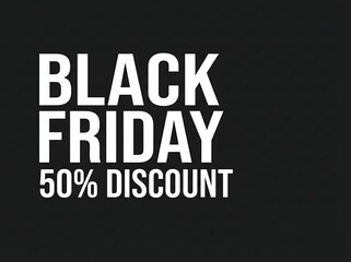 Obraz premium Black Friday Discount Sale Banner