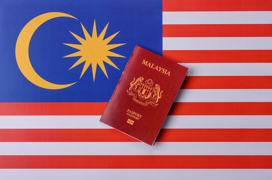 Malaysia passport for travelling, flying and doing business. Malaysian document, id