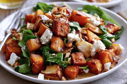 Pumpkin and Parsnip Salad