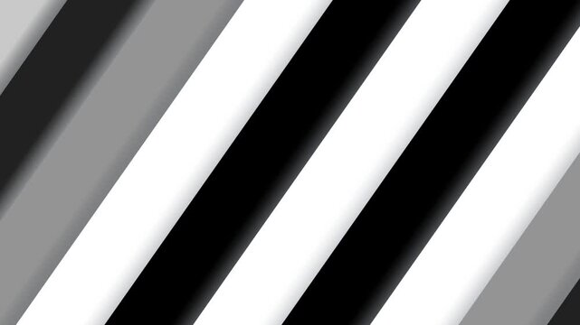 Abstract background with diagonal stripes in black white and grey colors featuring a modern layered paper style design for creative projects