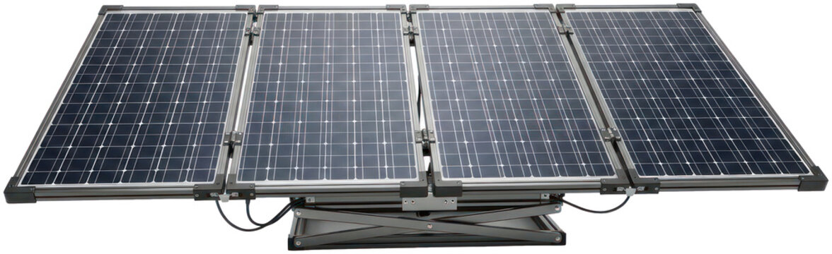 Large industrial solar panel array for energy.