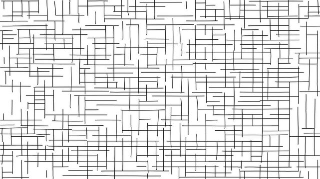  Dynamic pattern with individually animated lines