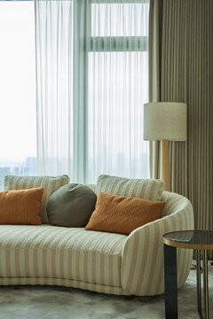 living room interior with sofa