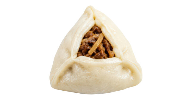Echpochmak Tatar Savory Meat and Potato Pastry Isolated