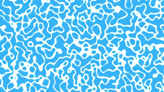Water surface pattern animation ripples with light reflections. Smooth fluid liquid waves blend across water surface pattern. Calming aquatic environmental depth defines surface pattern.