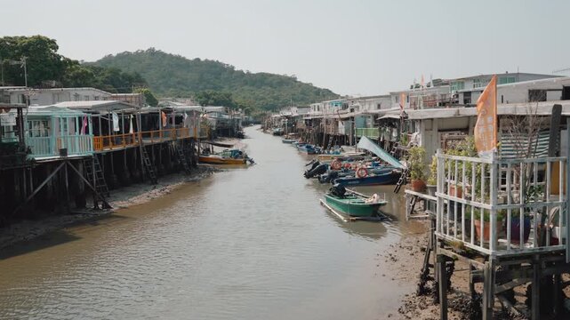 Tai O, a historic fishing village on Lantau Island, Hong Kong, famous for its traditional stilt houses, waterways and centuries-old maritime heritage - Tai O, Lantau Island, Hong Kong - 31 August 2026