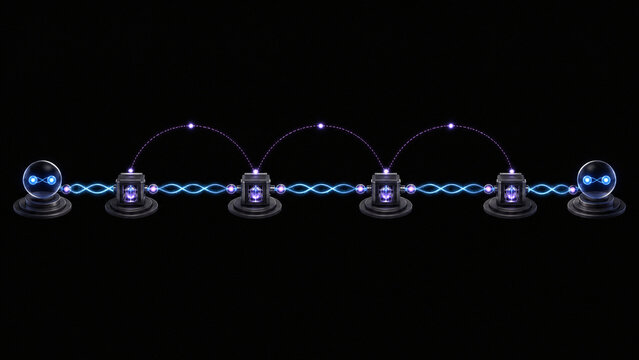Quantum Repeater Entanglement Swapping Communication Range