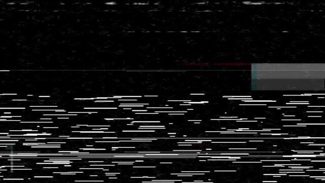 looping digital glitch distortion error screen effect video