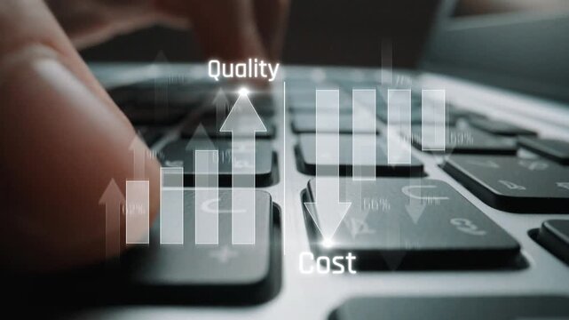Increase quality and reduce cost represent quality, cost, and performance optimization for business strategy and resource efficiency Marrow
