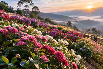 Obraz premium field of flowers