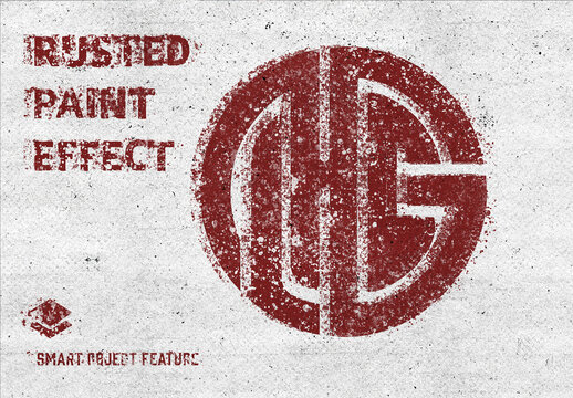 Rusted Paint Effect