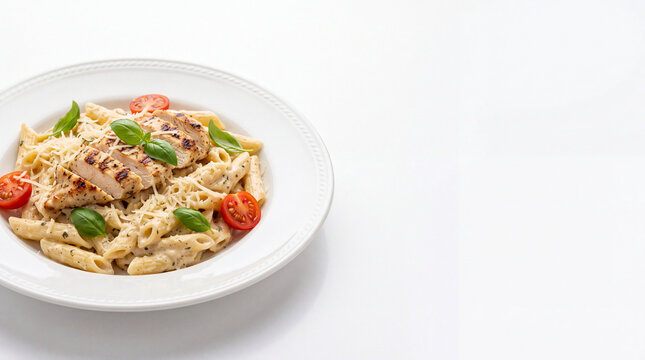 Italian Creamy Pasta Restaurant Advertising Banner