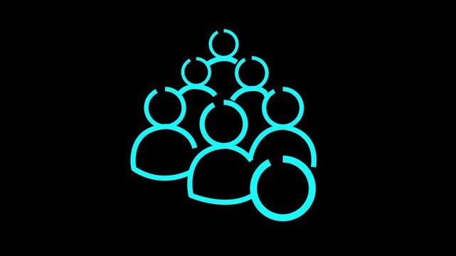 Rejected business team graphic features a prominent cyan cross mark. Group collaboration symbol wraps around the cross x mark. Quality assurance displays this clear check mark