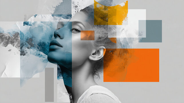 Diverse Creative Team Collaborating with Humanoid AI Strategist in Modern Studio &mdash; Visual Campaign Development Portrait


