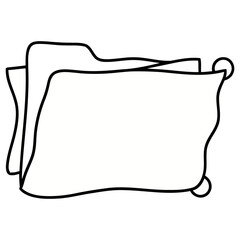 Obraz premium Folder with documents icon