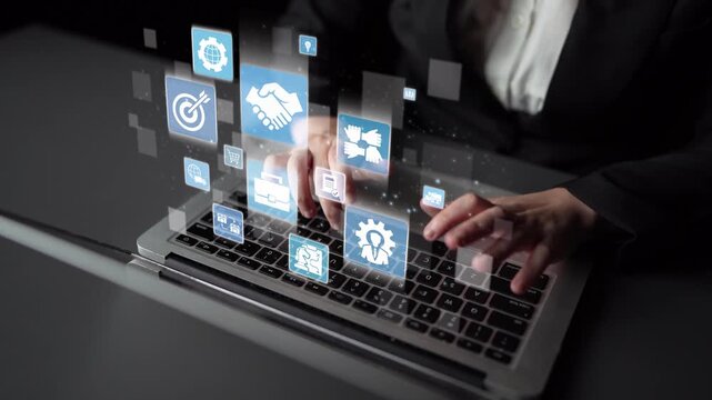 B2B strategy and technology transforming business-to-business operations, optimizing communication, and enhancing market efficiency with digital B2B tools and innovation. Funnel