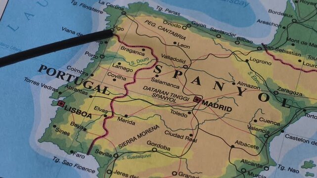 Portugal Country Map 