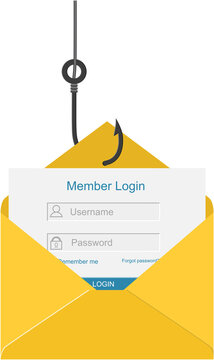 Login into account in email envelope