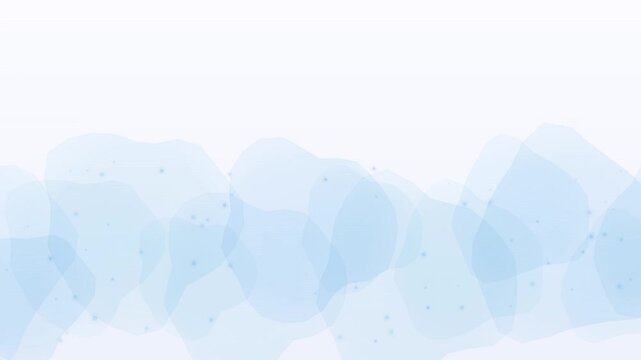 Soft light blue watercolor abstract wave pattern
