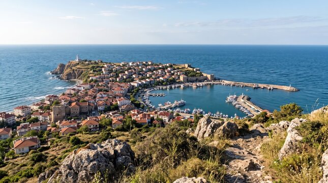 Turkey Sinop Peninsula Coastal Peninsula Panorama