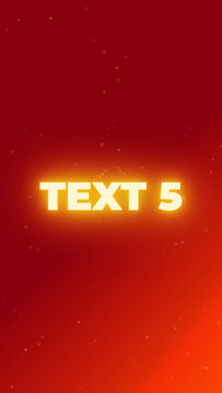 Autumnal Vibes Gradient Text Intro Title Vertical