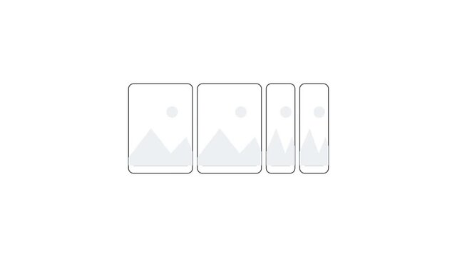 Responsive Image Gallery Grid Rearrangement