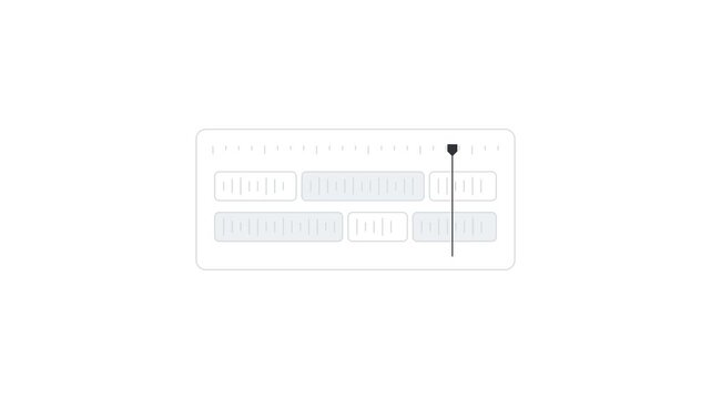 Digital Timeline Playhead Scrubbing Interface Motion