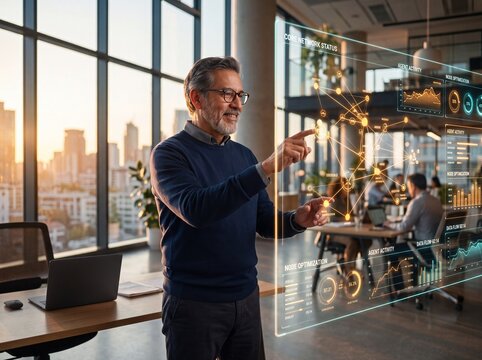 Senior Hispanic Expert Orchestrating Advanced Multi-Agent Systems