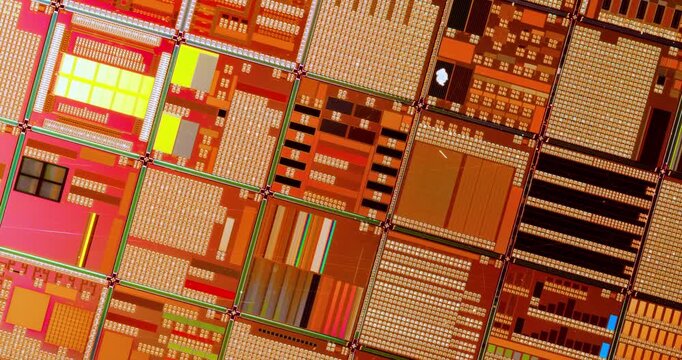 Silicon semiconductor wafer close-up. In electronics, a wafer also called a slice or substrate is a thin slice of semiconductor, a crystalline silicon, used for the fabrication of integrated circuits