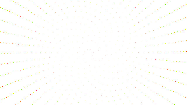 Abstract yellow halftone pattern with radial dots and dark background, digital texture for wallpaper or background