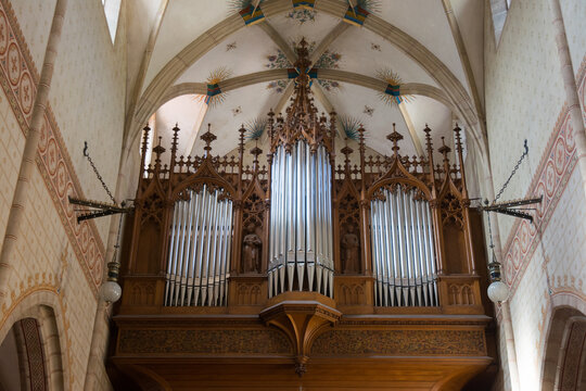 Church of Saint Amandus. Historic pipe organ