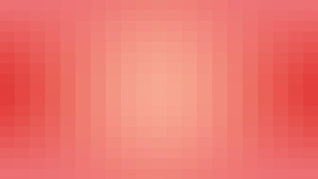 Minimalist red pixel mosaic background with soft glowing gradient, modern pixel grid texture for creative digital art, web banners, and modern design presentation backdrops