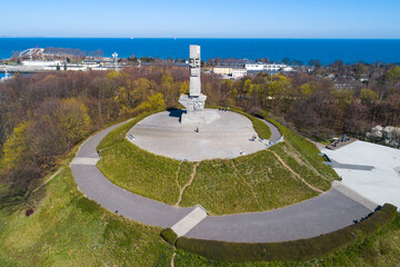 panorama miasta - Pomnik Westerplatte. Pomorskie © WojciechWojcik