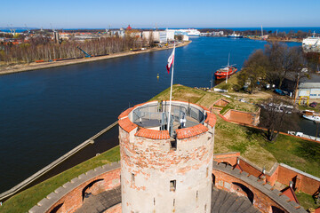 panorama miasta -Twierdza Wisloujscie. Pomorskie © WojciechWojcik