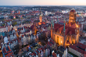 panorama miasta -Stare Miasto. Pomorskie © WojciechWojcik