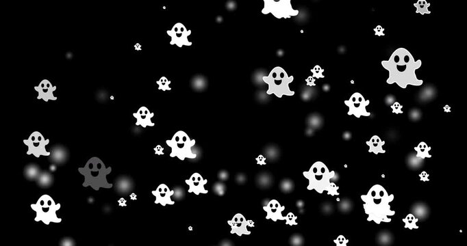 4K Animated Ghost Emoji Transition.4K Social Media Ghost Emoji Transitions for live stream, live chat, gaming, and Live-style. 4K Animated transitions for social media. Easy to use
