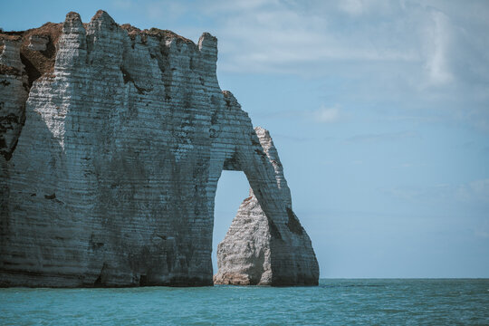 Panorama in Etretat France Normandie