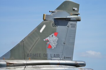 Obraz premium Mirage 2000D empennage 3/3 Ardennes 