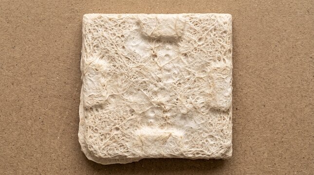 Eco friendly mycelium composite tile made from agricultural waste