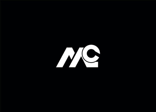 MC initial creative logo design and letter logo 